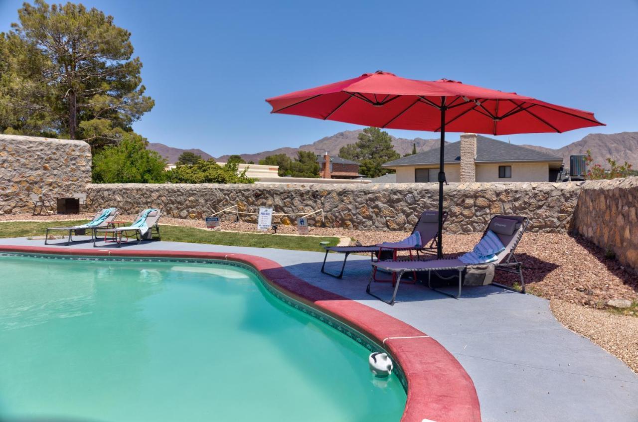 Home With Mountain View/Pool/Tub 엘패소 외부 사진